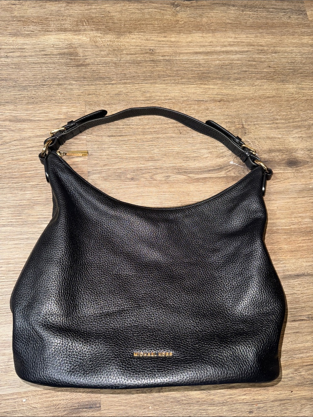 Michael Kors Nolita Large Pebbled Leather Hobo Shoulder Bag